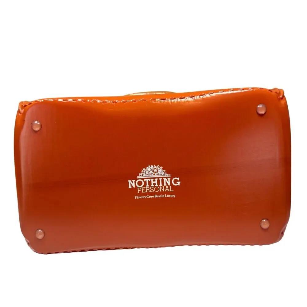 Nothing Personal Posterity Vase – Orange Transparent Birkin Inspo Design – NIB